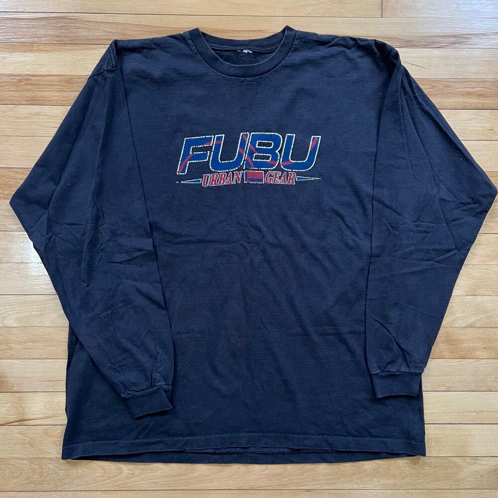 Vintage FUBU Long Sleeve Long Sleeve Hip Hop Pullover